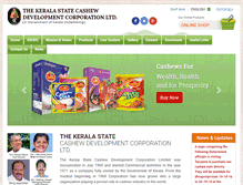 Tablet Screenshot of cashewcorporation.com